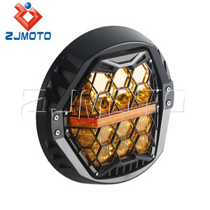 Installation Plug and Play de phare de moto pour Electra <span class=keywords><strong>Glide</strong></span>/Road King/<span class=keywords><strong>Street</strong></span> <span class=keywords><strong>Glide</strong></span>/Dyna/Tri <span class=keywords><strong>Glide</strong></span> 94-22 | Feux de croisement et feux de route avec DRL - Product Image 2