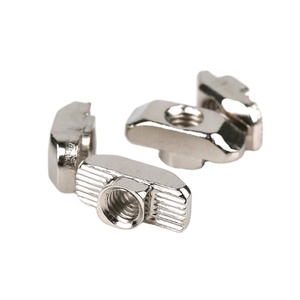 Acier inoxydable 304 boulons et écrous cajoux ensemble Buster hydraulique T fente pivotant os <span class=keywords><strong>cheveux</strong></span> écrou droit à l'extérieur Sfu 3220 D-écrou M6 - Product Image 2
