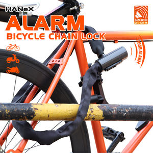 <span class=keywords><strong>Antivol</strong></span> de chaîne de vélo et de <span class=keywords><strong>moto</strong></span> durable anti-cisaillement avec <span class=keywords><strong>alarme</strong></span> 120db, étanche, fonction de sécurité <span class=keywords><strong>antivol</strong></span> - Product Image 1