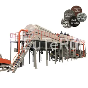 Scrap Battery Cathode Anode Active Materials Separation Line Best-selling Automatic Battery Breaking Crushing Machine