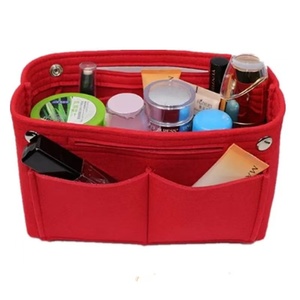 OEM LINFEI si sentiva alla moda pratico inserto in <span class=keywords><strong>feltro</strong></span> con fodera per <span class=keywords><strong>borsa</strong></span> con cerniera pieghevole <span class=keywords><strong>borsa</strong></span> in <span class=keywords><strong>feltro</strong></span> <span class=keywords><strong>Organizer</strong></span> per borse da donna - Product Image 6