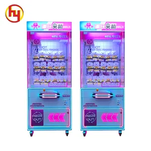 Individuelle Mini Super-Krauen-Kran-Arcade mehrfarbige Süßigkeiten-Spiel-Krauen-Maschine Puppenpark Teddybären-Krauen-Maschine