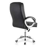 Chaise de bureau réglable en cuir, chaise de bureau pivotante pour joueur, fauteuil de bureau pivotant et relevable