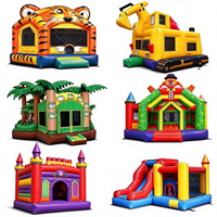 Château gonflable commercial robuste en PVC, durable, grand format, pour enfants, adultes et écoles