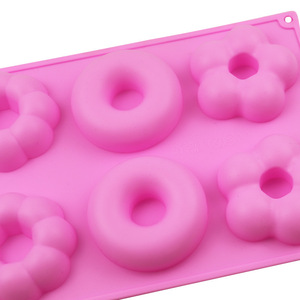スポット卸売SHU XINフラワードーナツケーキ型食品グレードシリコーン耐熱性非毒性非粘着性持続可能 - Product Image 4