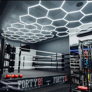 إضاءة سداسية جديدة لورشة غسيل السيارات، إضاءة LED للمرآب، إضاءة سداسية بالجملة لصالات عرض السيارات - Product Image 1