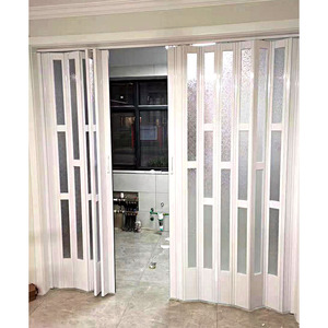 Porta Pieghevole in PVC con Vetro per Armadio, Divisorio Hoggan, Prezzo per 3x4 Metri per Ingresso - Product Image 1