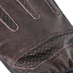 Gants de moto en cuir de vache marron, à doigts entiers, anti-choc, antidérapants, pour la conduite en plein air, pour hommes, gants de vélo pour adultes - Product Image 3