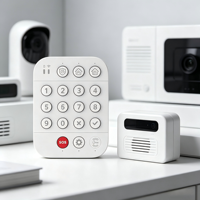 Produits électroniques tendances pour 2026, Nouveautés, Système d'alarme de sécurité domestique intelligent avec écran couleur IPS 7 pouces 4G WiFi Tuya