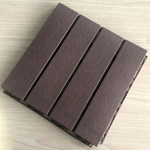 Carreaux de sol en plastique PP intérieur grain de bois bricolage dans les lieux de loisirs - Product Image 3