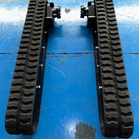Harga Pabrik GaoShan 3t Sasis Mesin Konstruksi Penggerak Hidrolik Desain Modular Rig Pengeboran Pertanian Undercarriage