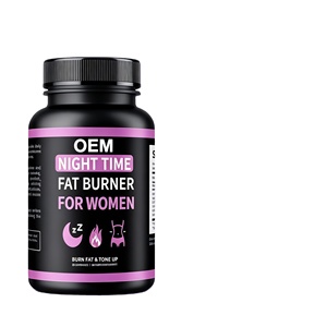 Quemador de Grasa Nocturno para Mujeres, Estimulante del Metabolismo y Ayuda para Dormir, Pastillas para Adelgazar, Quema Grasa, Tonifica, 60 Cápsulas - Product Image 1
