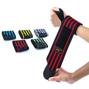 Sports high elastic wrist wraps weight lifting wrist straps adjustable wrist support brace