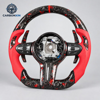 Volant chauffant en fibre de carbone pour BMW Série F F30 F10 535i F32 F20 F36 F22 M4 F82 X5 F15 F80 M3 F11 F31 F01 F07 X3