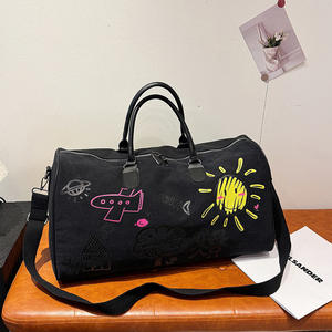 Fabbrica all'ingrosso eco-friendly tela resistente <span class=keywords><strong>R</strong></span> borsa stile di moda con chiusura a cerniera e modello di lettera - Product Image 3