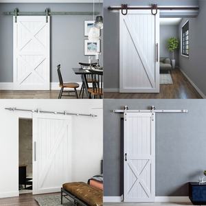 Porte intérieure de grange en bois avec balustrade au fond, pour maison, hôtel, offre spéciale, 2022 - Product Image 3