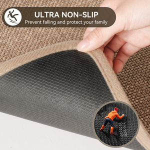 Alfombra de Baño Ovalada de Fibra de Poliéster Antideslizante Absorbente de Secado Rápido para Uso Doméstico - Product Image 4