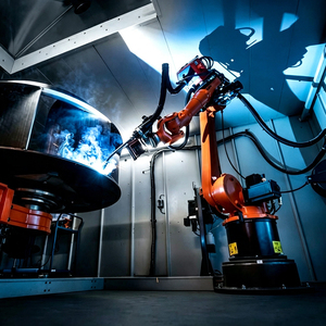 Robot industriel universel à 6 axes de grande capacité KUKA KR180 R3200-2, charge utile de 180 kg, portée de 3195 mm, moteur PLC - Product Image 4