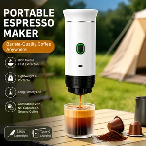 Cafetera de Viaje Portátil de 60 ml, Compatible con Café Molido y Cápsulas NS, para Usar en Cualquier Lugar - Product Image 6