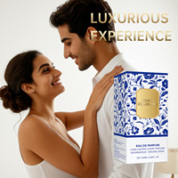 Vente en gros de parfum unisexe 100 ml, eau de parfum longue durée, parfum floral gourmand de luxe avec des notes de prune, de noix de coco et de musc doux pour hommes et femmes