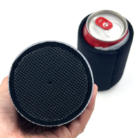 L'impression par transfert de chaleur de 12oz peut refroidir le manchon de tasse d'isolation thermique refroidisseur trapu en néoprène écologique avec base