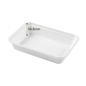 Boîtes à lunch jetables écologiques personnalisées en bagasse de canne à sucre pour l'extérieur - Product Image 4