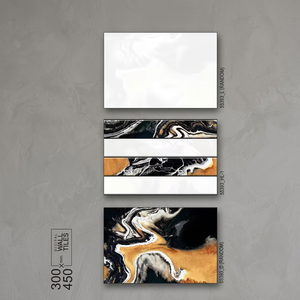 กระเบื้องเซรามิกดีไซน์หรูหรา ขนาด 300x450 มม. 200x300 มม. กันน้ำ ทนทานต่อการสึกหรอ เหมาะสำหรับห้องน้ำ ห้องครัว ห้างสรรพสินค้า โถงทางเดิน และการตกแต่งภายใน - Product Image 1