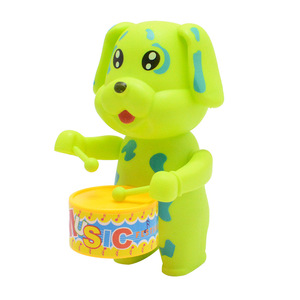 Jincan Factory Wholesale <b>Cute</b> Fun Plastic Drum Animal Toys for Kids Small Prizes for Kindergarten Kids - Product Image 1