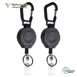 Cordon en plastique pour l'escalade en extérieur, boucle de traction facile, haute élasticité, porte-clés rétractable étanche pour voiture - Product Image 2