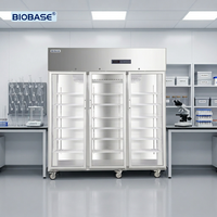 Réfrigérateurs BIOBASE à trois portes, 1500 litres, 2-8 degrés, grande capacité, pour laboratoire
