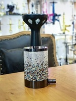 Europe et États-Unis Shisha arabe portable pour narguilé avec chicha voiture de voyage en diamant