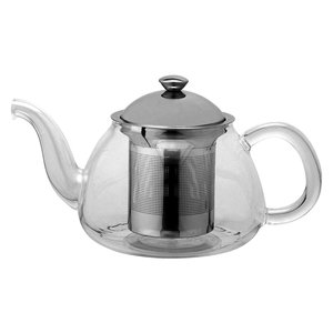 Borosilicate Glass <b>Teapot</b> (1Lt) Transparent 07401000IVV - Product Image 1