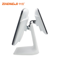 Système de point de vente tout-en-un ZHONGJI avec écran tactile 15 pouces, modèle Windows A3, Wi-Fi 6, caisse enregistreuse pour les magasins