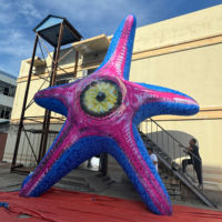 Étoile de mer gonflable géante personnalisée, thème océan 3D, pour événements de plage, fêtes d'été, publicité et décoration