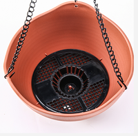 Haute qualité Style campagnard jardin maison pépinière décoration métal crochet suspendus Pots Kit Pots de fleurs et jardinières