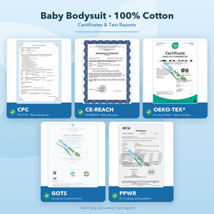Conjunto de Body de Algodón <span class=keywords><strong>para</strong></span> Bebé Recién <span class=keywords><strong>Nacido</strong></span>, Ropa <span class=keywords><strong>para</strong></span> Bebés de 0 a 24 Meses - Product Image 4