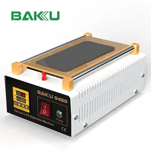 BAKU BK-946D Pompa Vakum Udara Bawaan LCD, Mesin Reparasi Layar Pembuat LCD Ponsel Terpisah