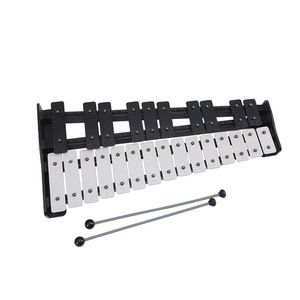 Xylophone Glockenspiel 25 notes noir et blanc, instrument de musique éducatif pour enfants, jouet d'percussion Orff - Product Image 2