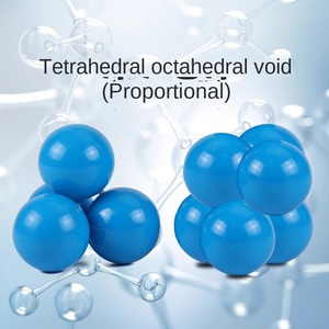 Yüz Merkezli Kübik İstiflemede Düzenli Tetraedron ve Oktahedron Boşluklarının Plastik Oransal İstifleme Modeli Gösterimi - Product Image 3