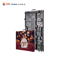 Mur vidéo LED P3.91 IP65 intérieur/extérieur pour location, 500x500 500x1000mm, pour événements de Noël et décors de scène