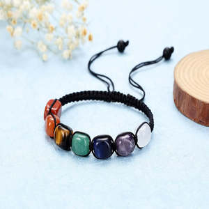7 Chakra Reiki cristaux de guérison pierres précieuses naturelles énergie équilibrage perles de yoga pour les femmes - Product Image 3