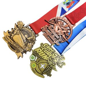Fabricant de médailles de carnaval, médailles en métal personnalisées en gros, pas chères, médailles 3D pour les finisseurs de 5k et 10k - Product Image 2