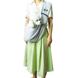 Sac de transport portable pour animaux de compagnie avec logo personnalisé, fermeture éclair étanche, pour chats et chiens, utilisation extérieure, écologique, léger, bandoulière simple - Product Image 3