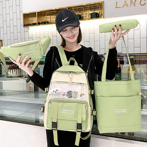 Conjunto de Mochilas Personalizadas en Oferta, 4 en 1, Riñonera, Bolso de Mano, Bolso Tote, Mochila para Mujer, Joven, Niña, Mochilas Escolares - Product Image 2