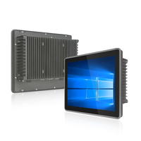 Panel PC Industrial Todo en Uno Intel J6412, Computadora Integrada sin Ventilador, Compatible con Win10/Win11/Linux, Pantalla Táctil de 12-23.8 Pulgadas, en Stock