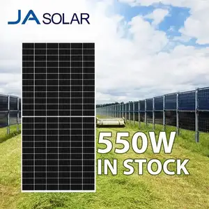 لوحات طاقة شمسية من الدرجة الأولى من JA بقدرة 380 وات 370 وات 360 وات 300 وات 400 وات 450 وات لوحات طاقة شمسية PERC أحادية للبيع
