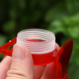 Mini mangeoires à colibris à main mangeoires à oiseaux en plastique avec ventouse perchoir de fenêtre et brosse de <span class=keywords><strong>nettoyage</strong></span> pour une utilisation en plein air - Product Image 6