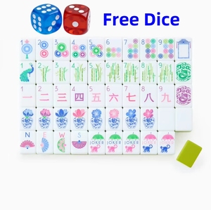 Stock 1.24*0.91*0.63 Inch Green New Travel Portable 4 Layer Engraved Acrylic Luxury 160 Set America Entertainment - Product Image 2