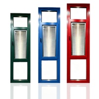 Fenêtre oscillo-battante en aluminium à isolation thermique de qualité maison passive RC4 pour bâtiments écologiques verts, faible valeur U, couleur personnalisée
