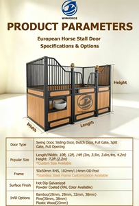 Box de Luxe Européen Portable pour Chevaux 12ft (3,6m) – Écurie Mobile en Acier Galvanisé pour Ferme Équestre - Product Image 4